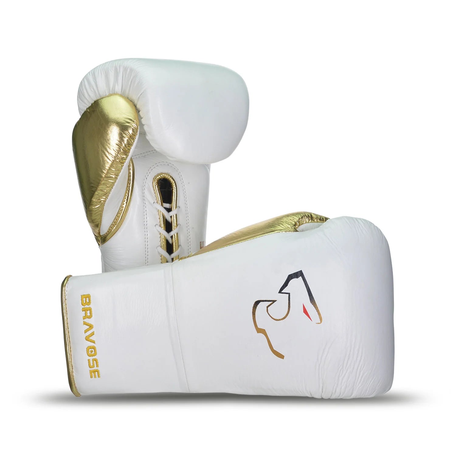 Bravose Elite Pro Leather Lace-up Boxing Gloves