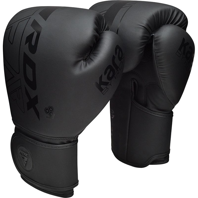 RDX F6 Matte Black Boxing Training Gloves
