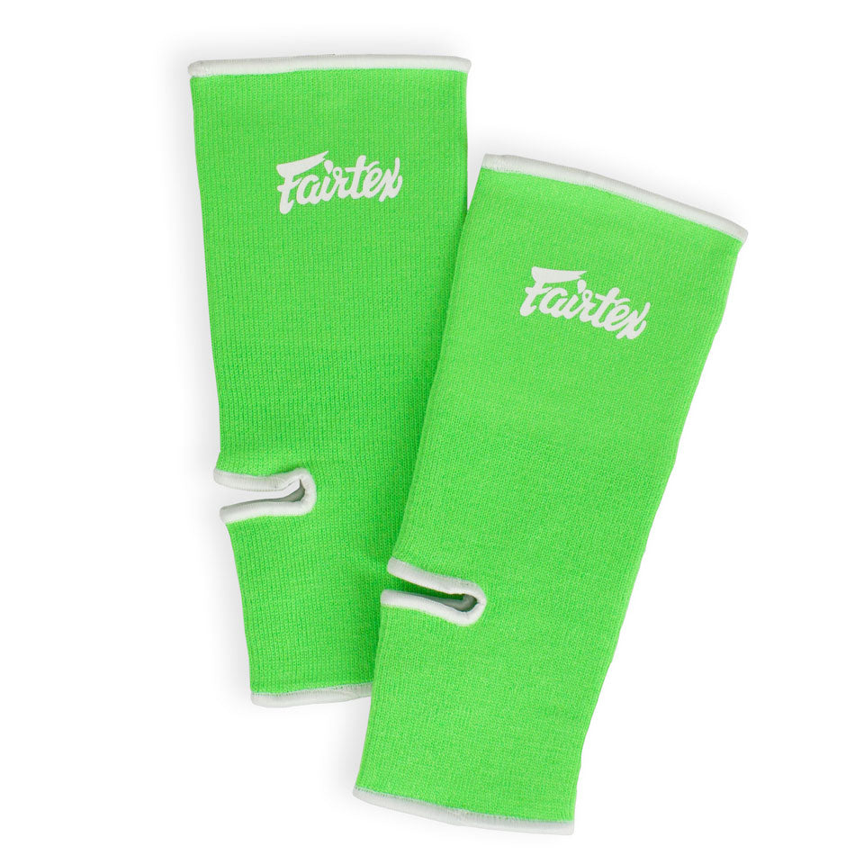 AS1 Fairtex Ankle Supports Green-White