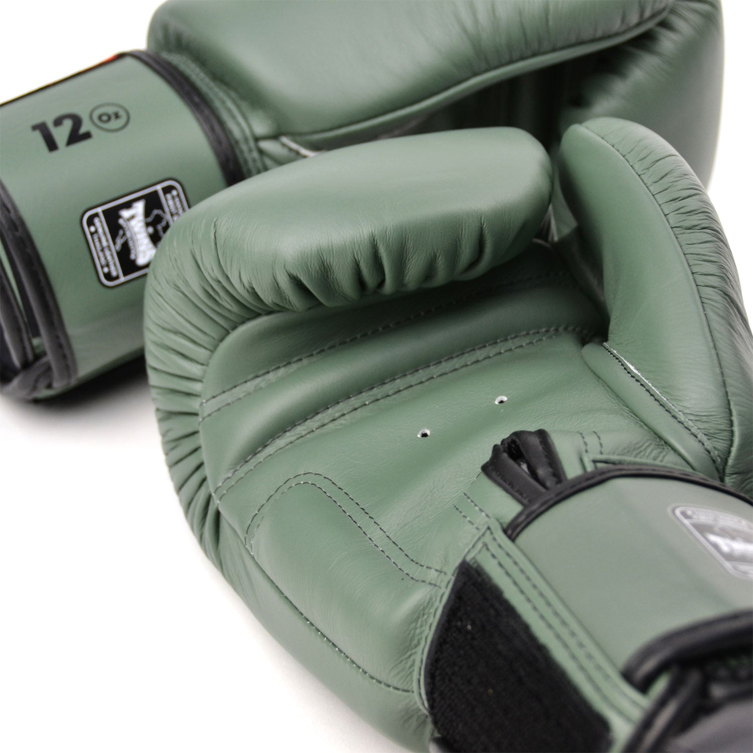 BGVL3 Twins Olive Green Boxing Gloves