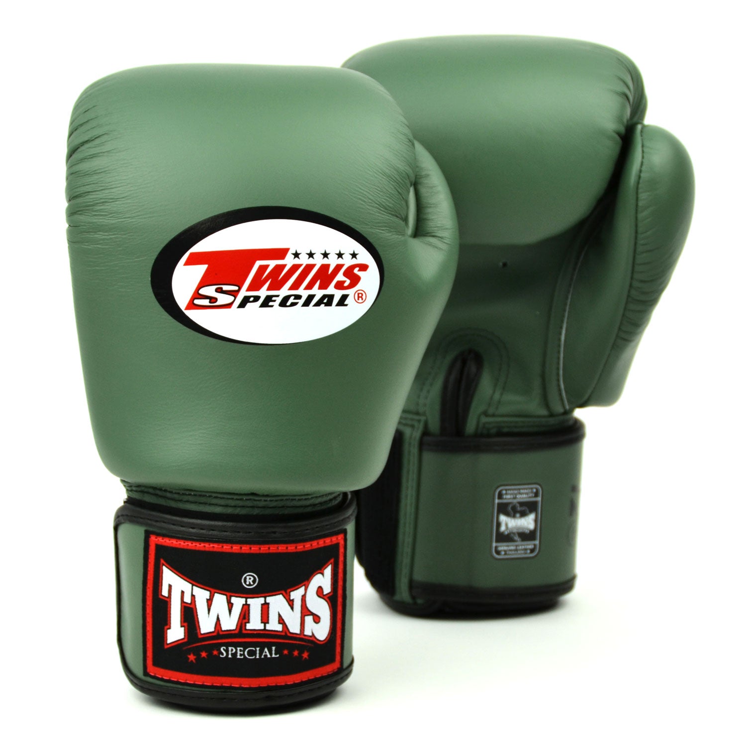 BGVL3 Twins Olive Green Boxing Gloves