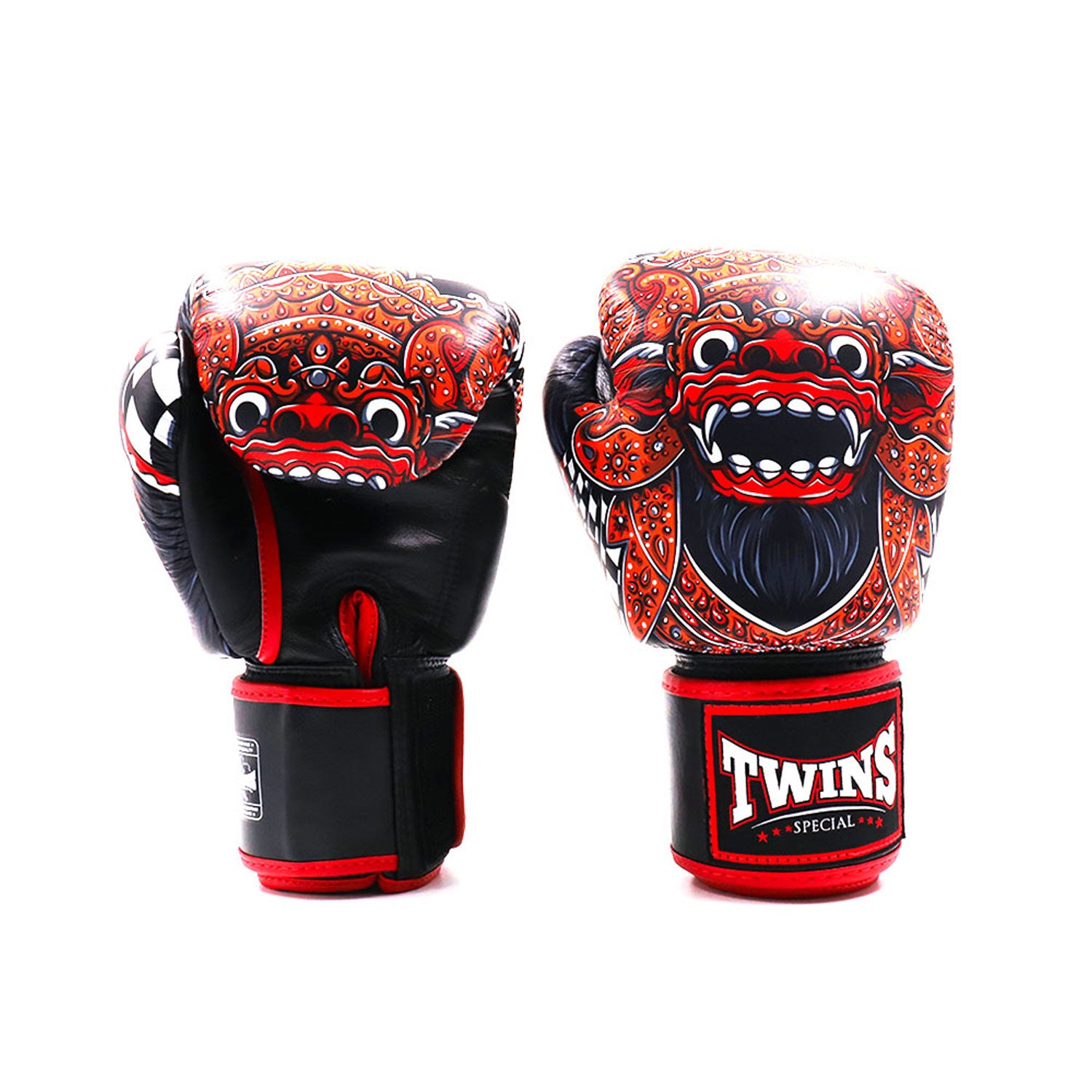 FBGVL3-59 Twins Barong Boxing Gloves Black-Red