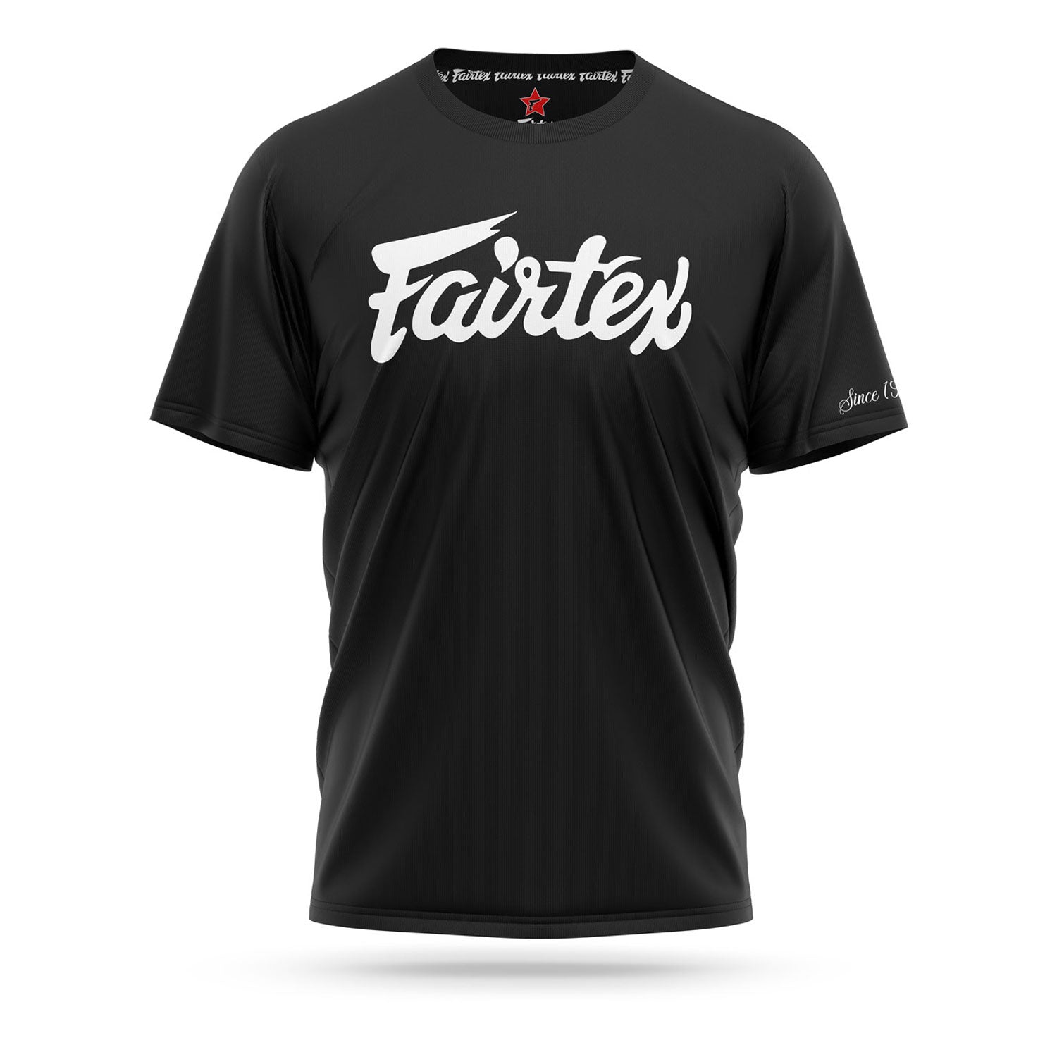 TS7 Fairtex Black Classic Logo T-Shirt