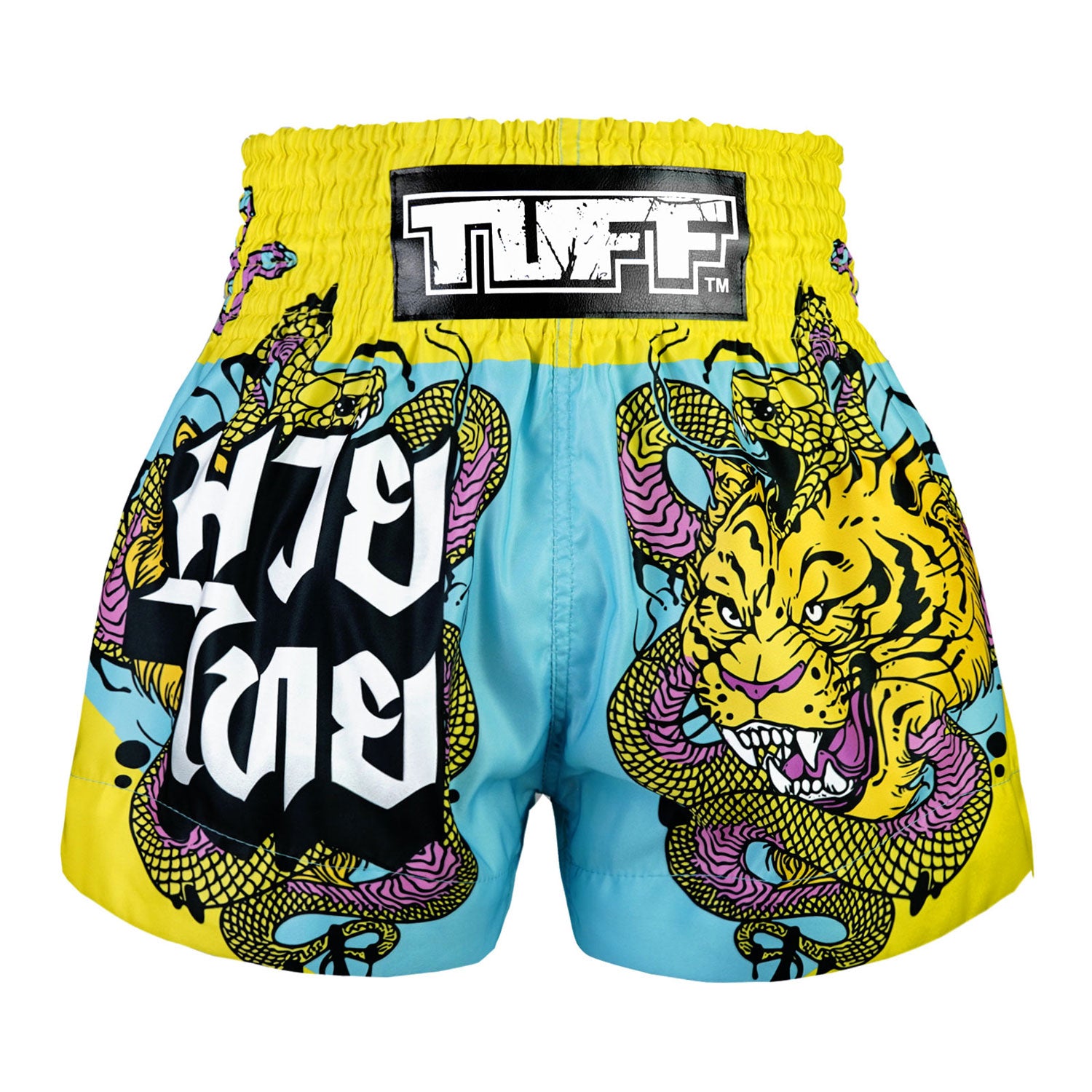 MS685 TUFF Muay Thai Shorts Tiger and Python