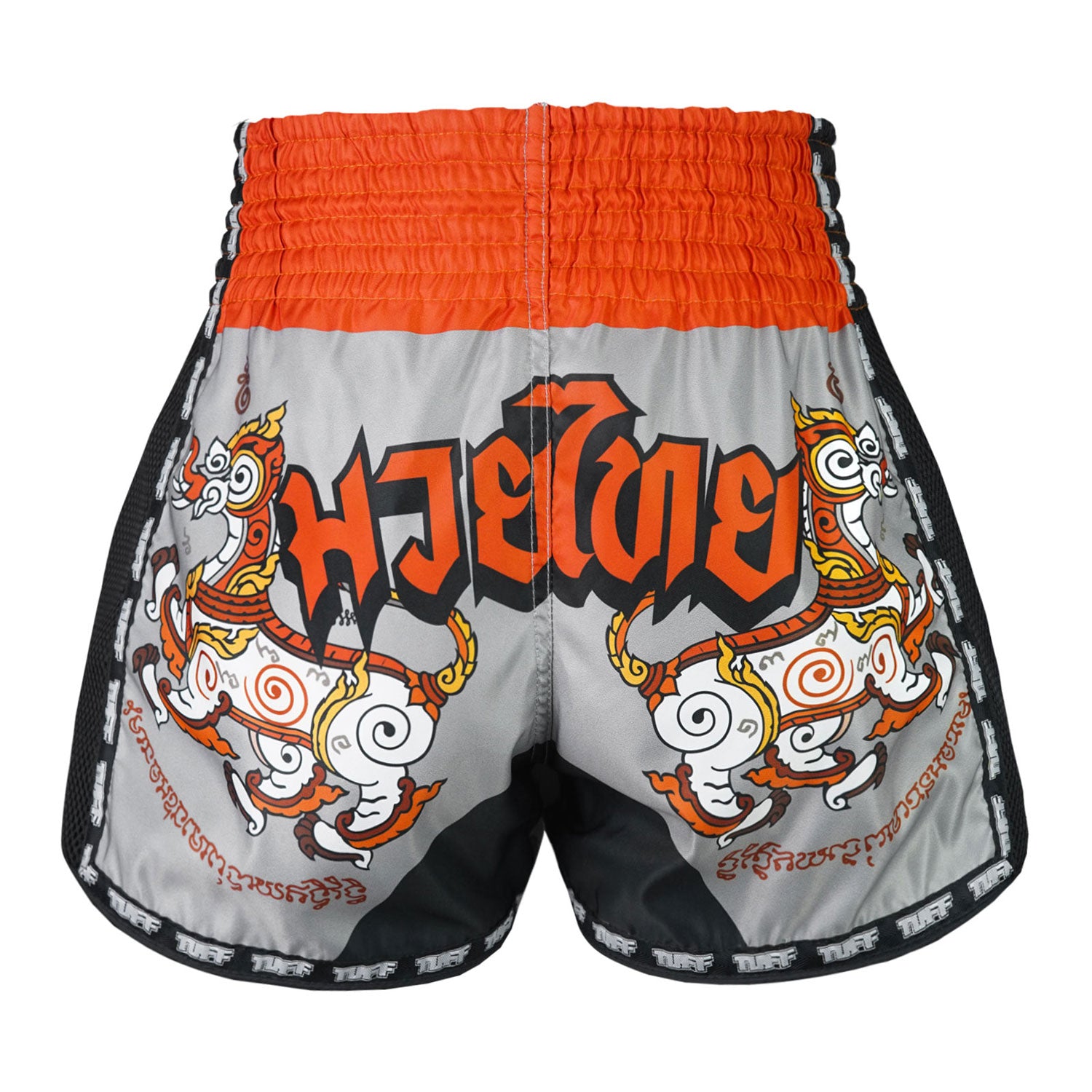 MSC103 TUFF Muay Thai Shorts New Retro Style Hanuman Yantra