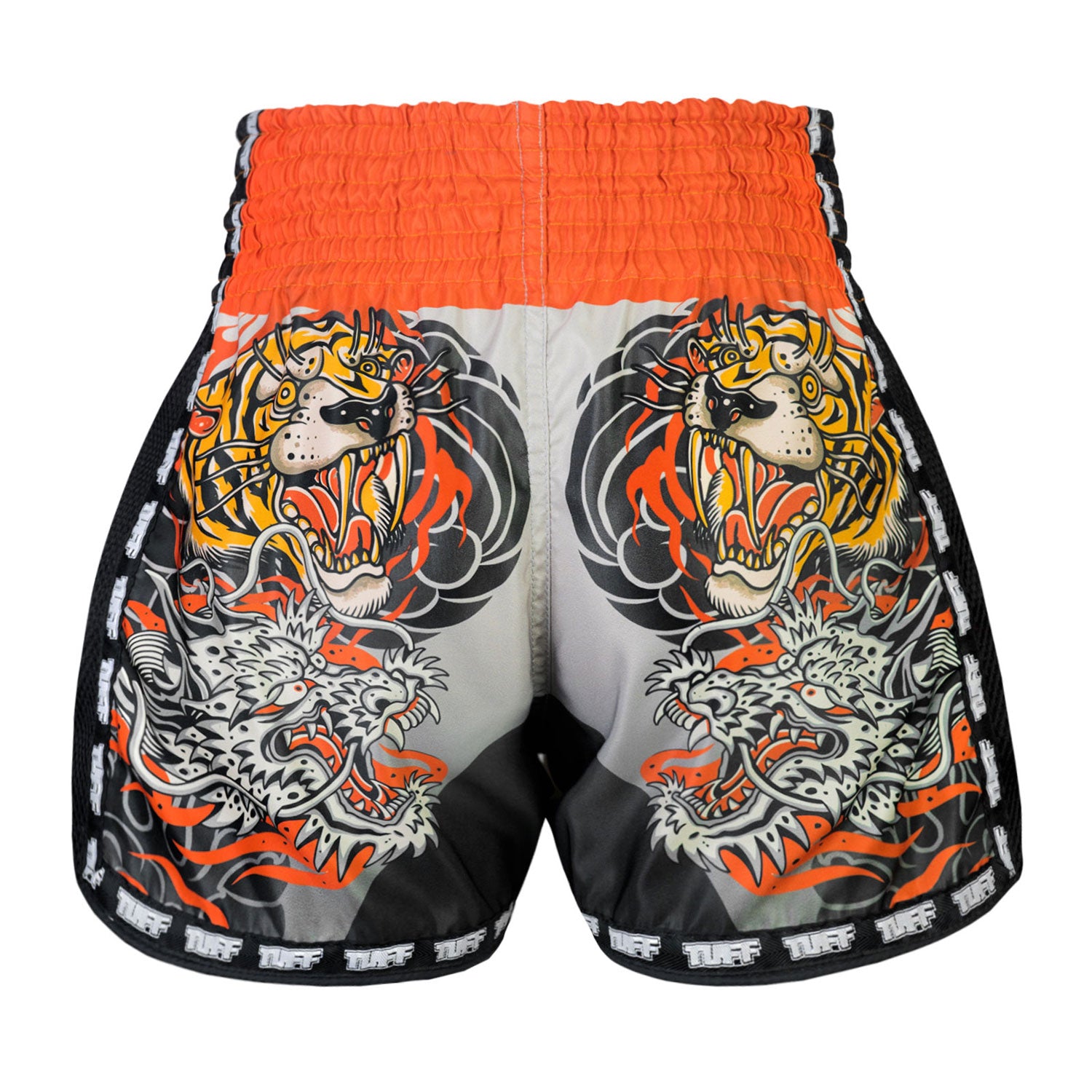 MSC106 TUFF Muay Thai Shorts New Retro Style The Japanese Yin-Yang